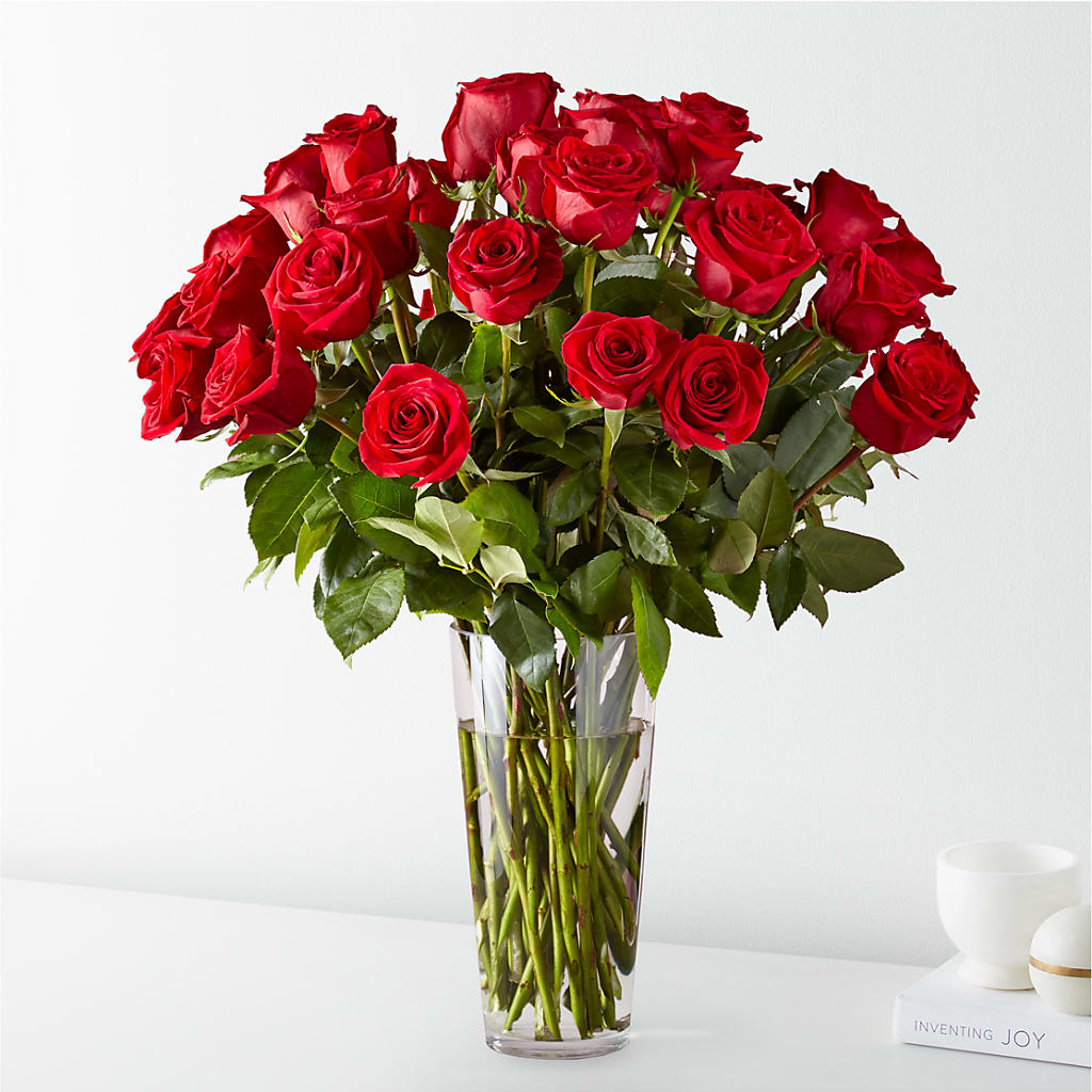 Long Stem Red Rose Bouquet – Flowers In The 419, Toledo OH