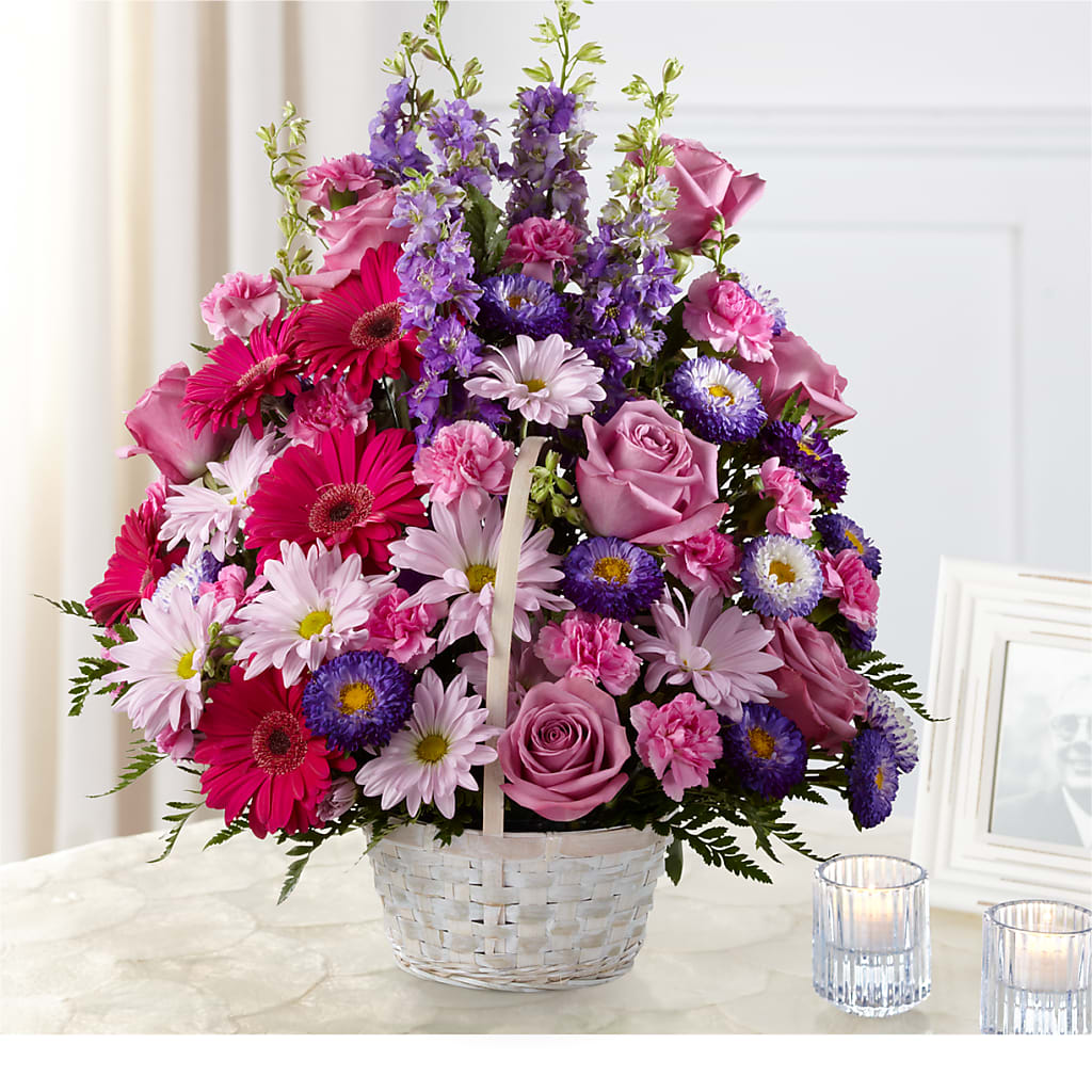 Pastel Peace Basket – Flowers In The 419, Toledo OH