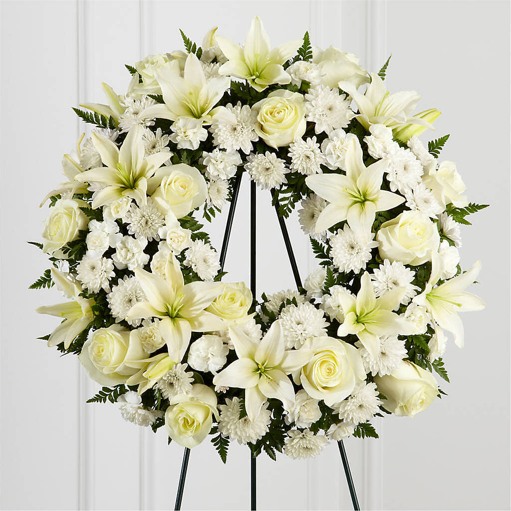 Treasured Tribute Wreath – Flowers In The 419, Toledo OH