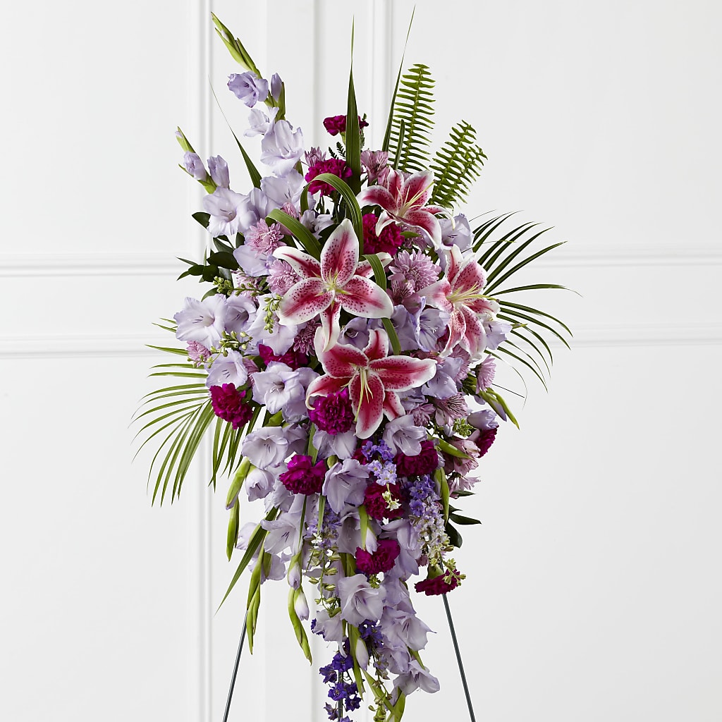 Tender Touch Standing Spray – Flowers In The 419, Toledo OH