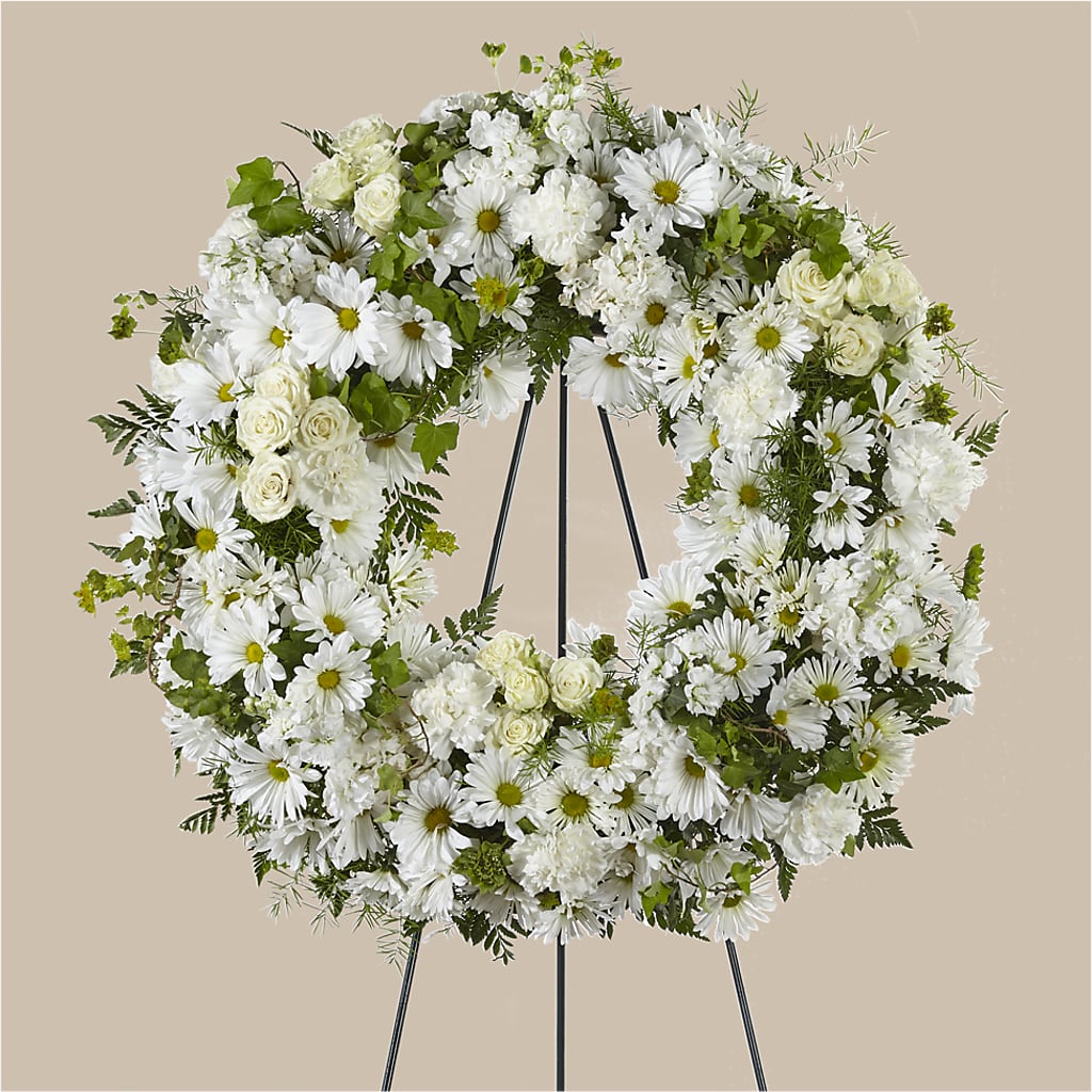 Faithful Wishes Wreath – Flowers In The 419, Toledo OH