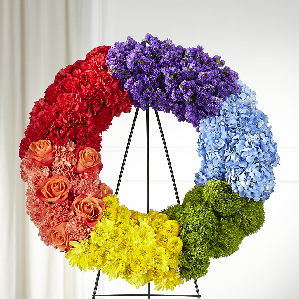 Circle of Love Wreath – Flowers In The 419, Toledo OH