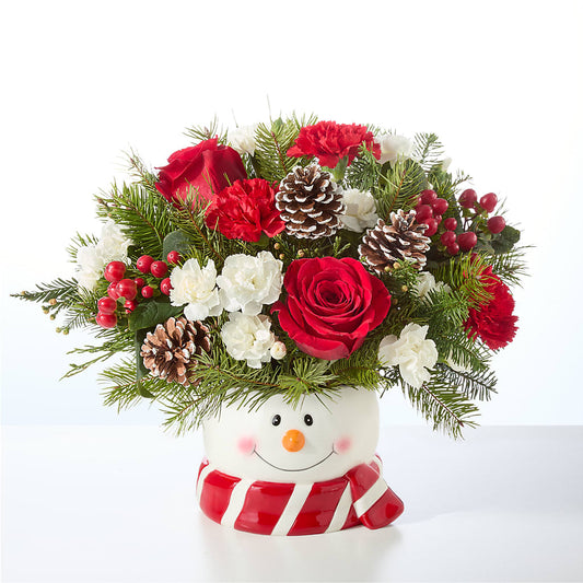 Jolly Snowman Bouquet –  Flowers In The 419, Toledo OH