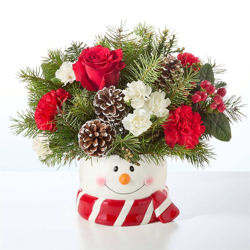 Jolly Snowman Bouquet –  Flowers In The 419, Toledo OH