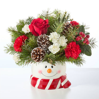 Jolly Snowman Bouquet –  Flowers In The 419, Toledo OH