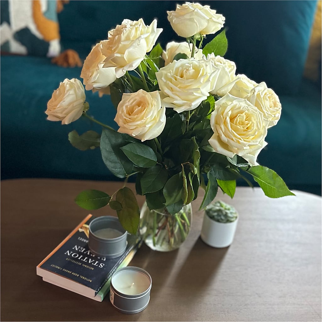 Long Stem Yellow Rose Bouquet –  Flowers In The 419, Toledo OH