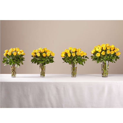 Long Stem Yellow Rose Bouquet –  Flowers In The 419, Toledo OH