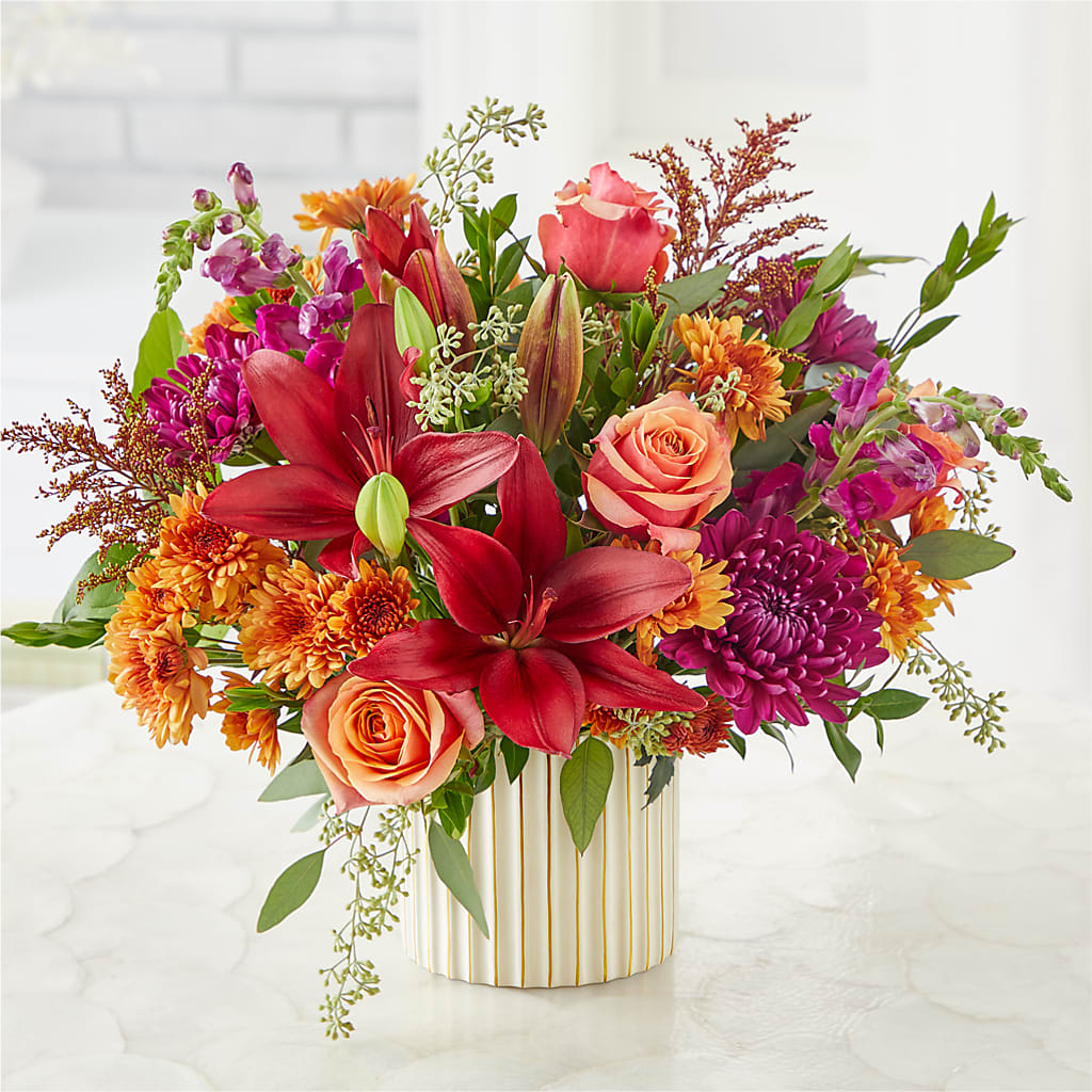 Burgundy Landscape Bouquet –  Flowers In The 419, Toledo OH