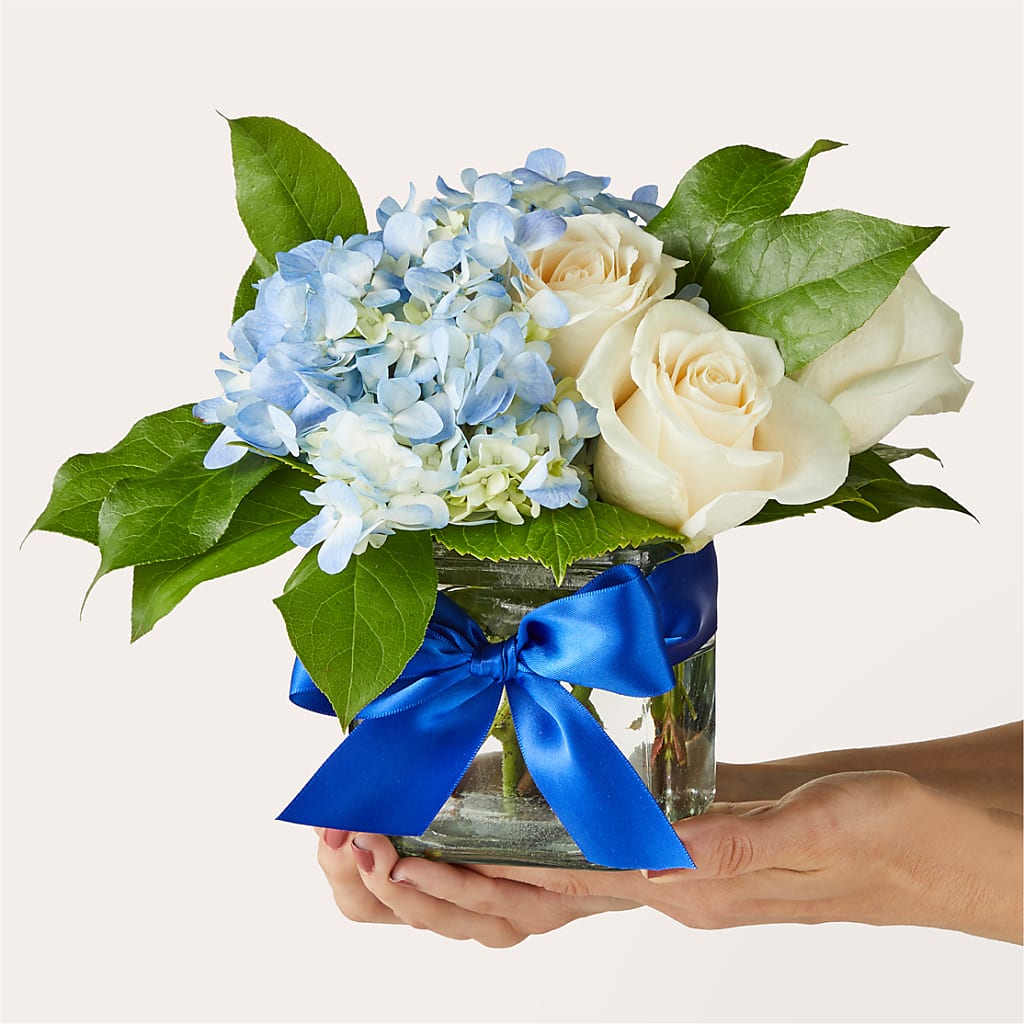 Sky Blue Delight Bouquet –  Flowers In The 419, Toledo OH