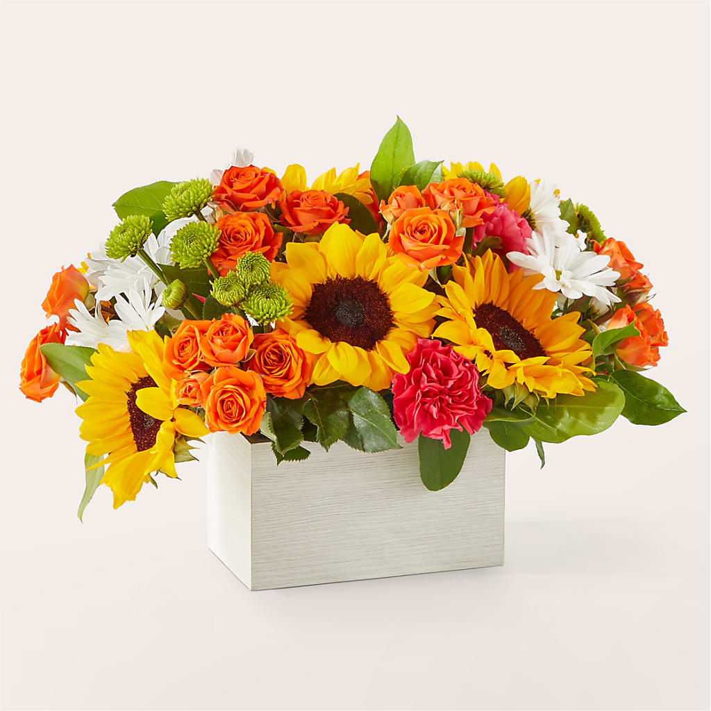 Sun-drenched Blooms Box Bouquet –  Flowers In The 419, Toledo OH