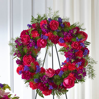 Calming Colors Wreath –  Flowers In The 419, Toledo OH