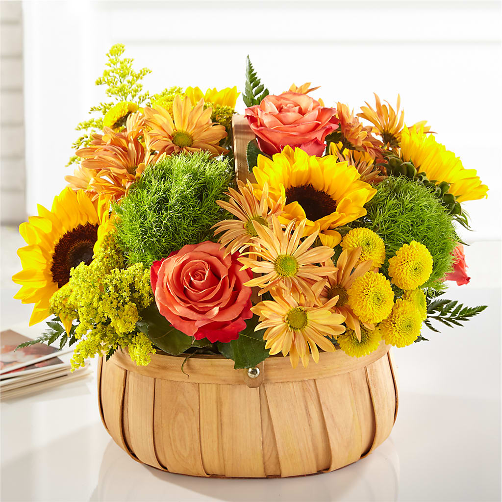 Harvest Sunflower Basket –  Flowers In The 419, Toledo OH