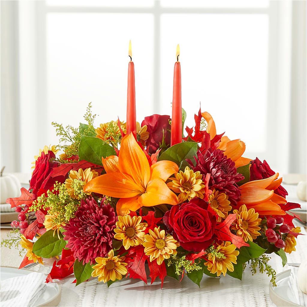 Autumn's Embrace Centerpiece –  Flowers In The 419, Toledo OH