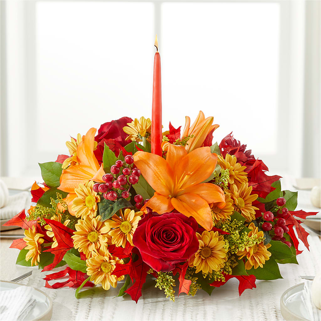 Autumn's Embrace Centerpiece –  Flowers In The 419, Toledo OH